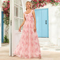 Robe de soirée à lacets pour femme, style croisé double boutonnage, rose et chic - IVOIRART.COM