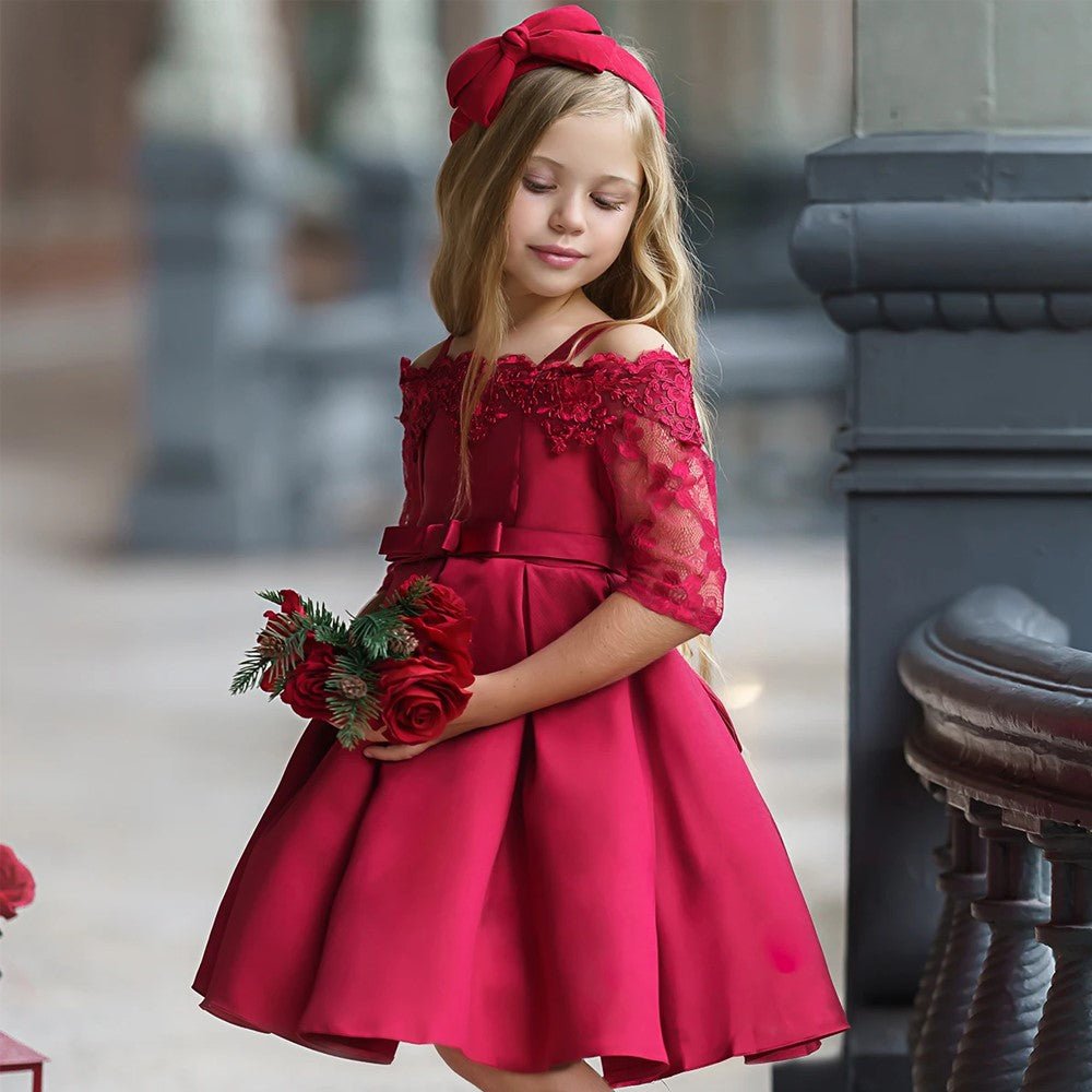 Robe Fille Enfant Ensemble Haut Jupe Tenue Enfant Mode Confort et Élégance - IVOIRART.COM