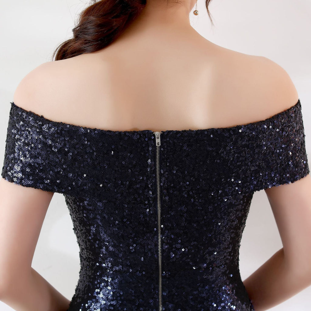 Robe longue affinante pour hôtesse de fête - Robe de soirée anniversaire chic!!! - IVOIRART.COM