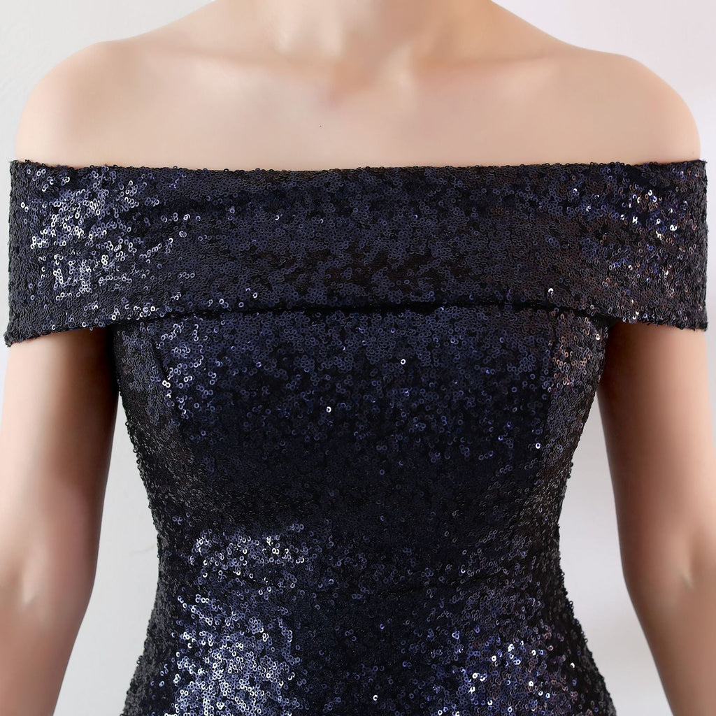 Robe longue affinante pour hôtesse de fête - Robe de soirée anniversaire chic!!! - IVOIRART.COM