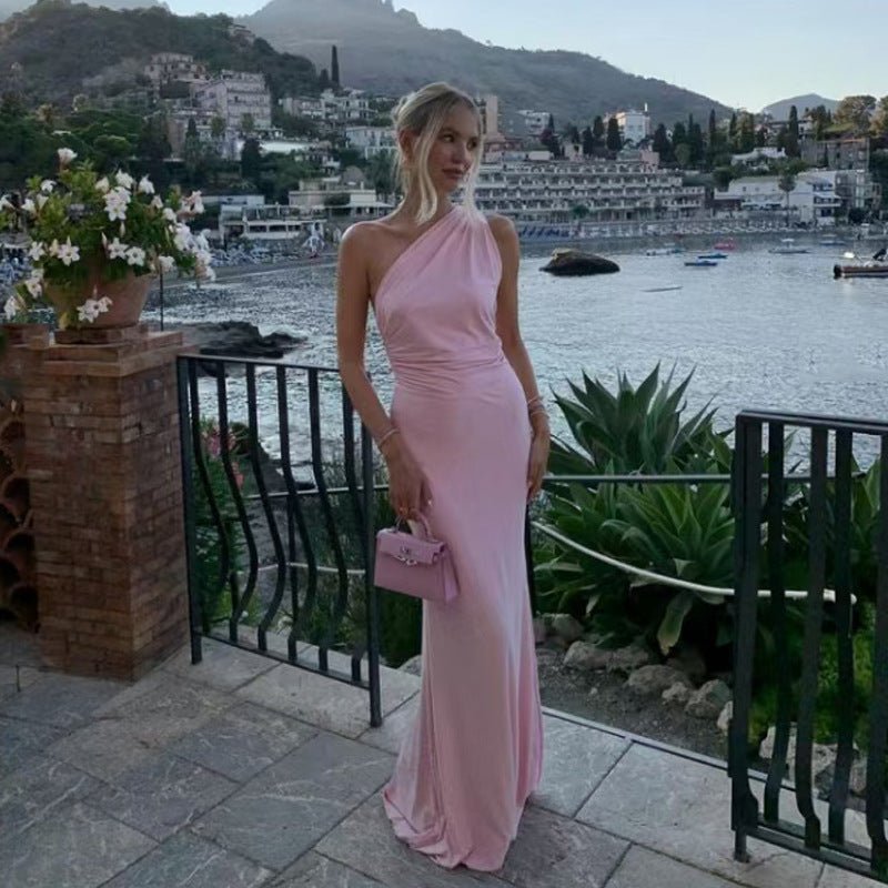 Robe longue ajustée style sirène pour la plage, flatteuse et élégante - IVOIRART.COM