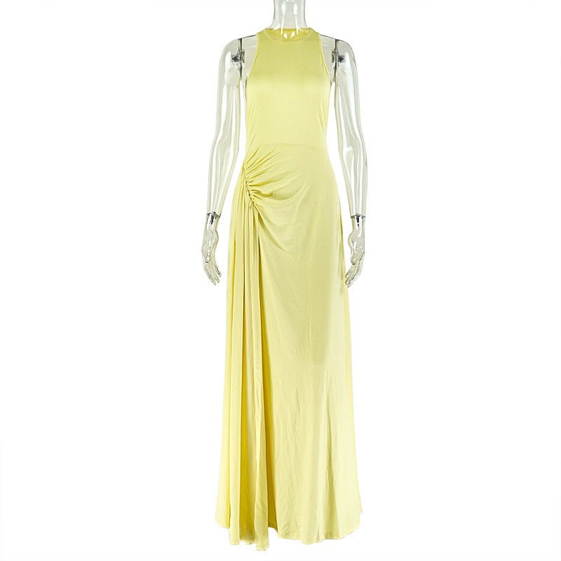 Robe portefeuille femme à taille ajustée et design plissé - Mini robe élégante . - IVOIRART.COM