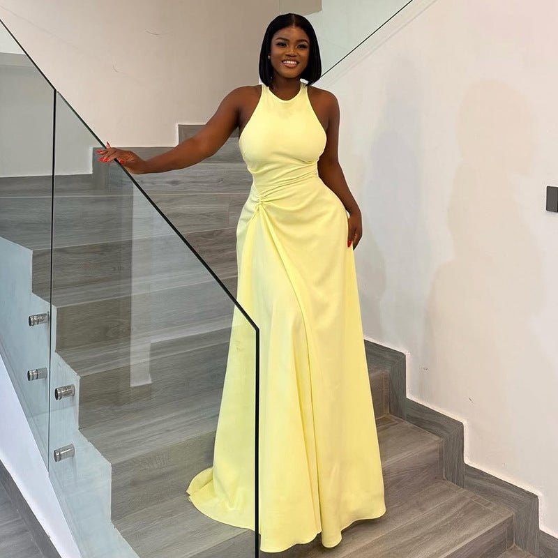 Robe portefeuille femme à taille ajustée et design plissé - Mini robe élégante . - IVOIRART.COM