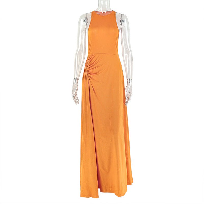 Robe portefeuille femme à taille ajustée et design plissé - Mini robe élégante . - IVOIRART.COM