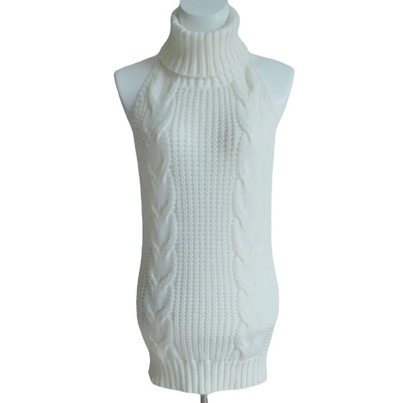 Robe-pull tendance et sexy pour femme, décolleté flatteur et texture polyester . - IVOIRART.COM