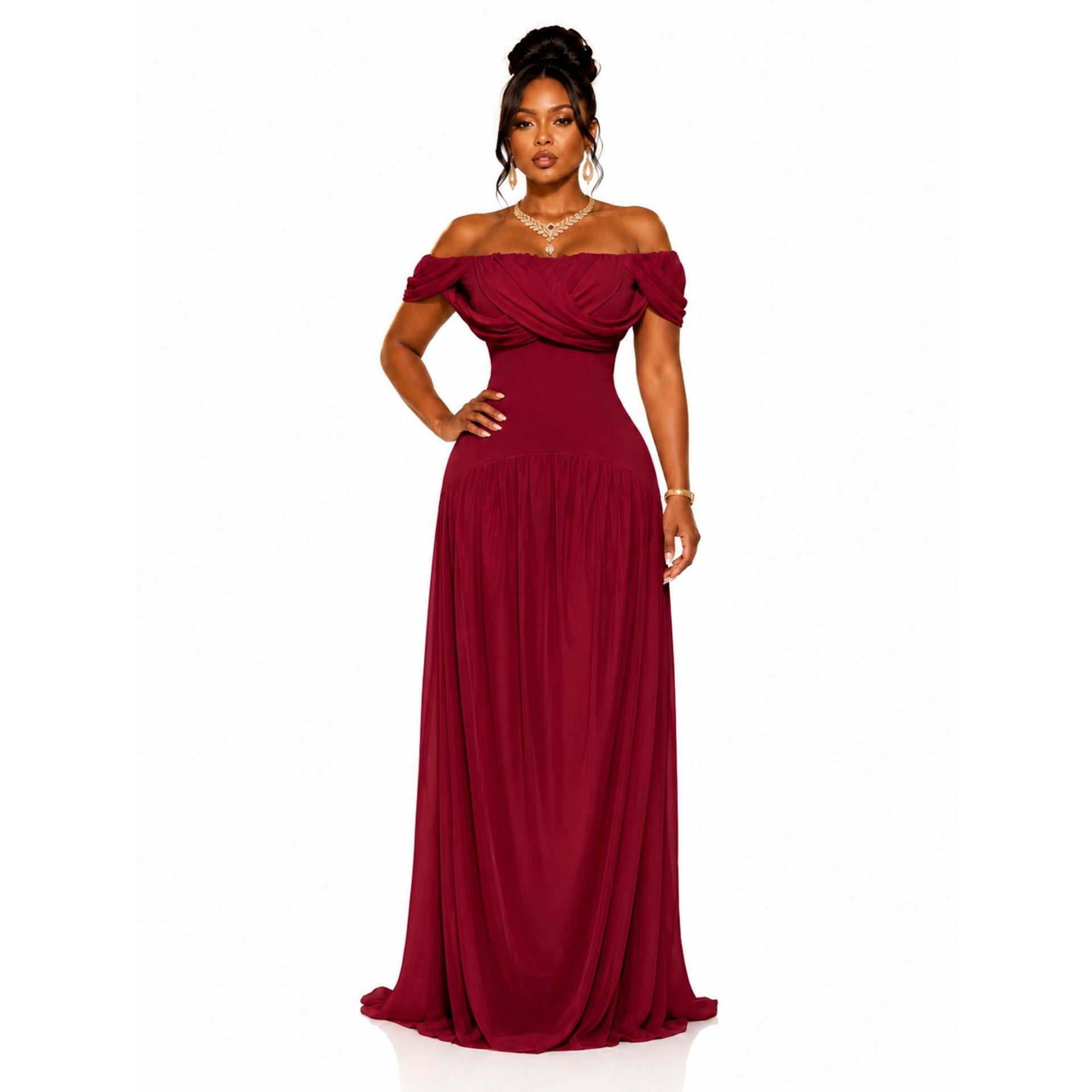 Robe sans manches amincissante et flatteuse pour toutes les silhouettes, élégante - IVOIRART.COM
