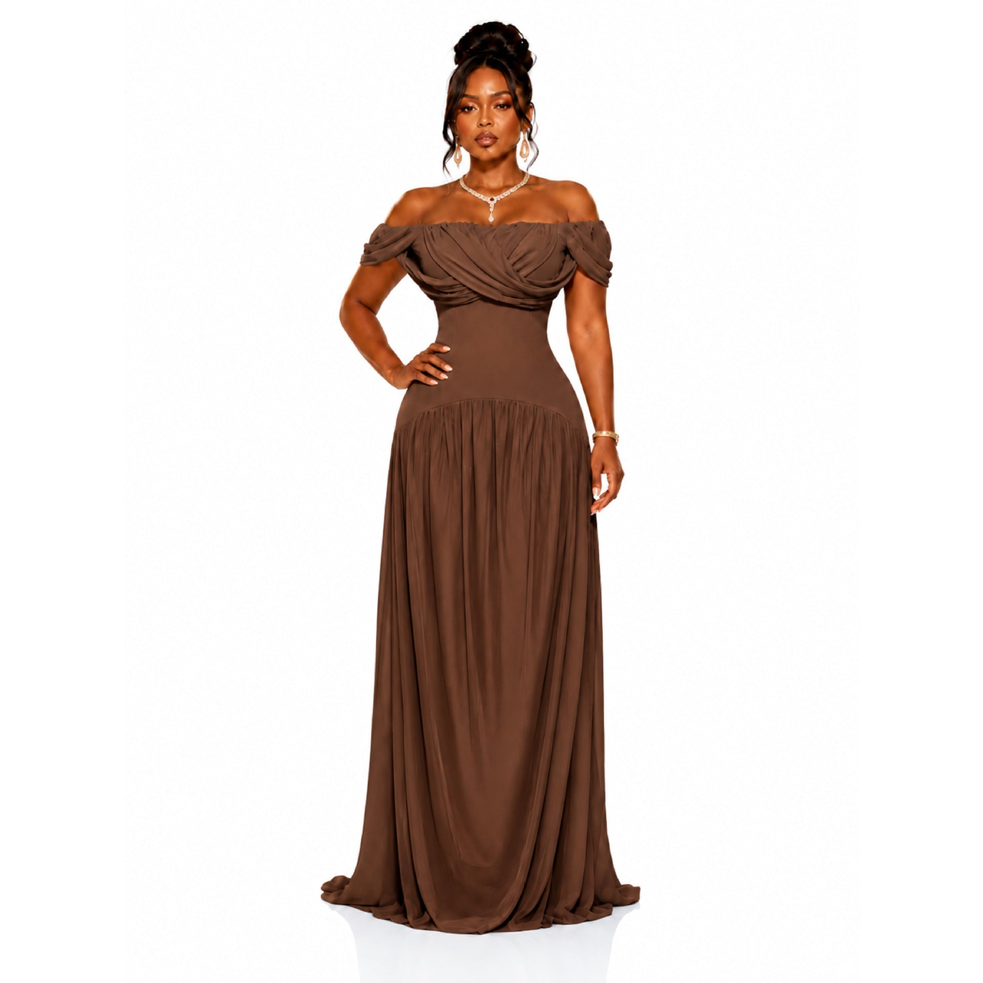 Robe sans manches amincissante et flatteuse pour toutes les silhouettes, élégante - IVOIRART.COM