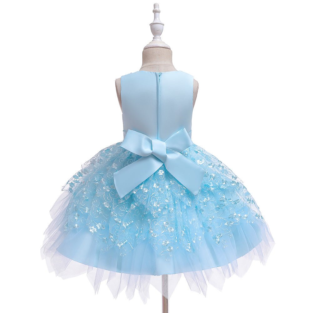 Robes pour bébés filles petites et moyennes tailles adaptées maternelle 80-120 cm - IVOIRART.COM