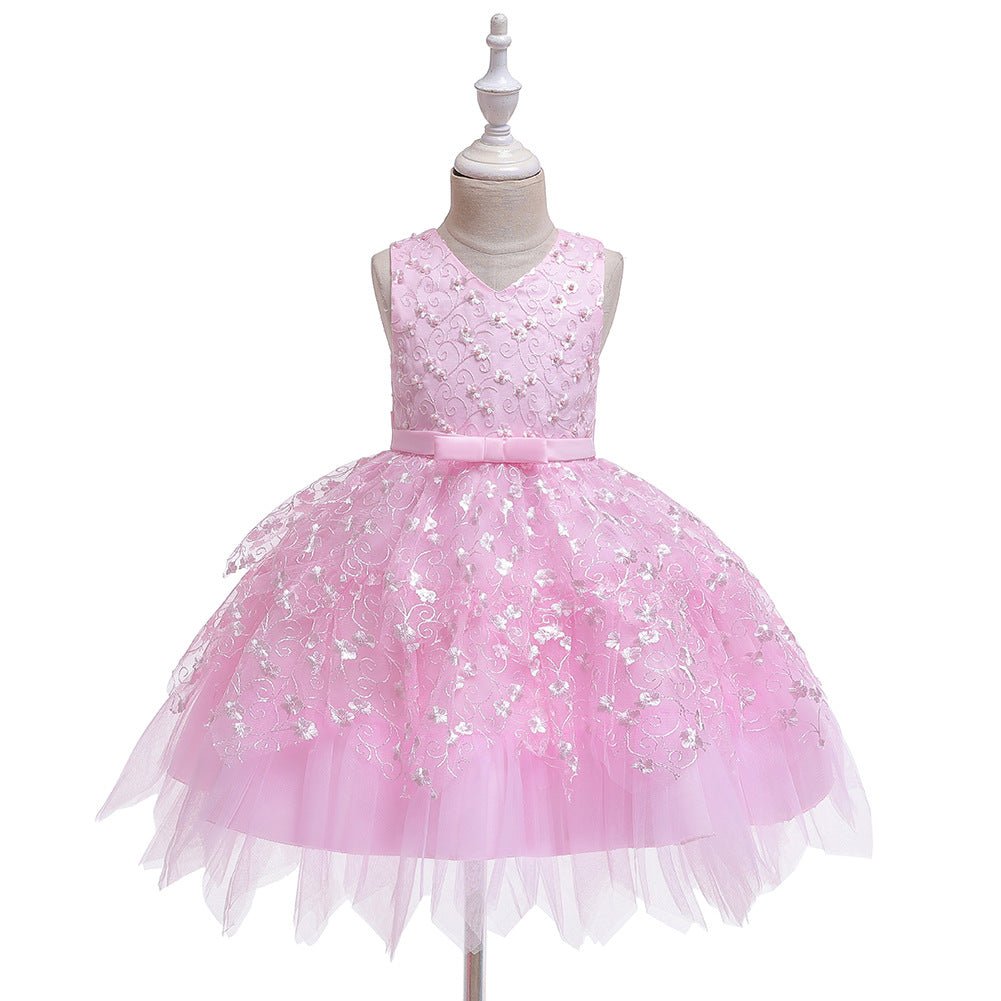 Robes pour bébés filles petites et moyennes tailles adaptées maternelle 80-120 cm - IVOIRART.COM