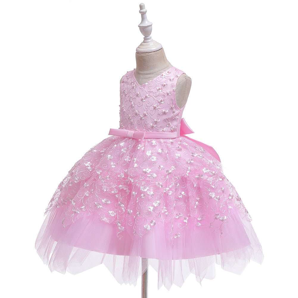 Robes pour bébés filles petites et moyennes tailles adaptées maternelle 80-120 cm - IVOIRART.COM