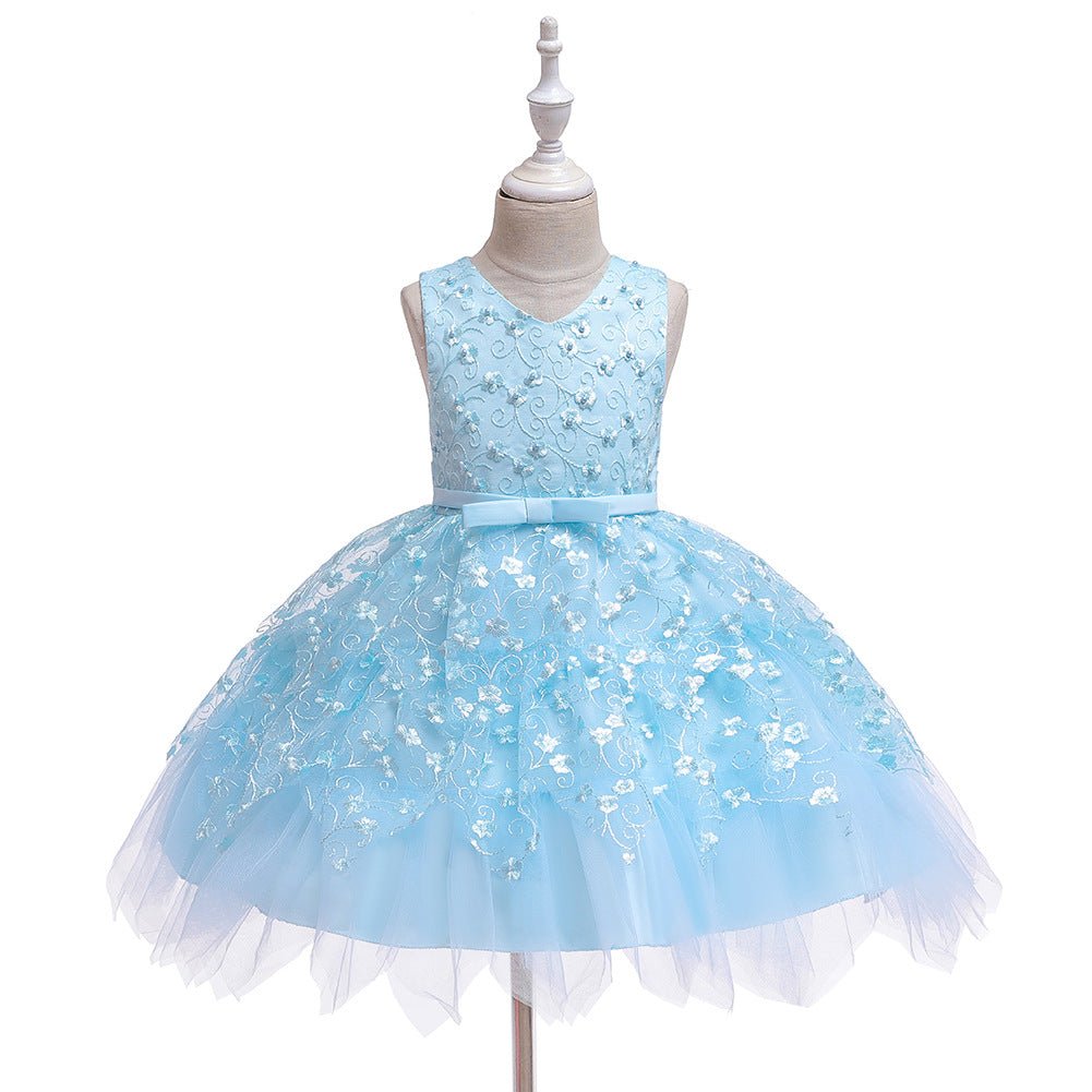 Robes pour bébés filles petites et moyennes tailles adaptées maternelle 80-120 cm - IVOIRART.COM