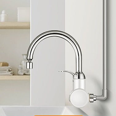 Robinet chauffe-eau instantané électrique - Mitigeur d'eau chaude en acier inox. - IVOIRART.COM