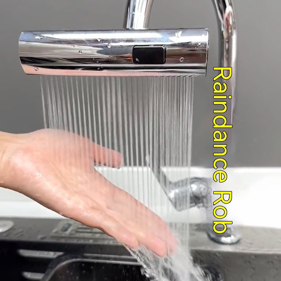 Robinet de Cuisine Cascade Universel Anti - éclaboussures Rotatif Multifonction 80 cm - IVOIRART.COM