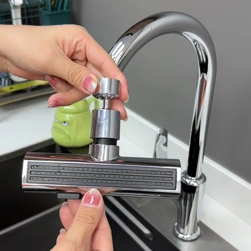 Robinet de Cuisine Cascade Universel Anti - éclaboussures Rotatif Multifonction 80 cm - IVOIRART.COM