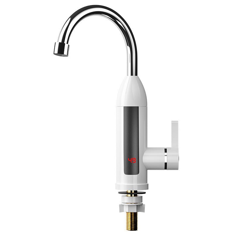 Robinet eau chaude électrique instantané cuisine maison RX-011 3000W inox -rotatif - IVOIRART.COM