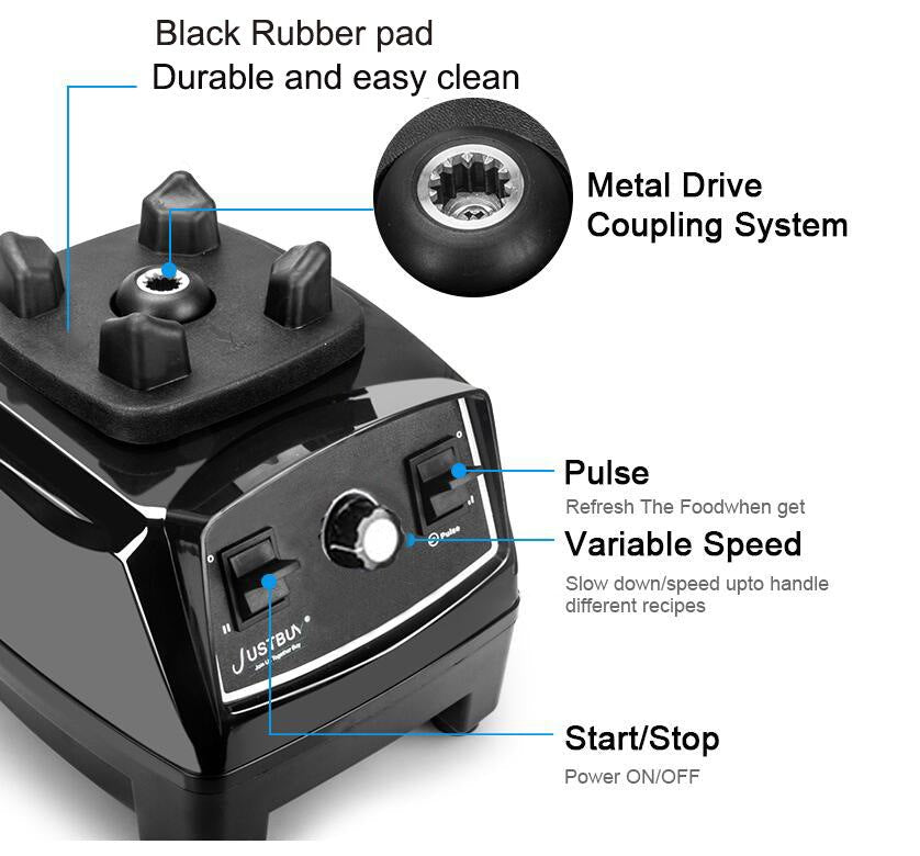 Robot Culinaire Mixeur Puissant 2200W avec Fonction Hachage et Glace Pilée - IVOIRART.COM