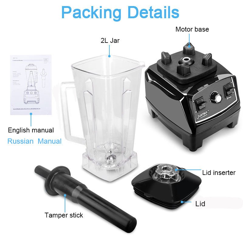 Robot Culinaire Mixeur Puissant 2200W avec Fonction Hachage et Glace Pilée - IVOIRART.COM