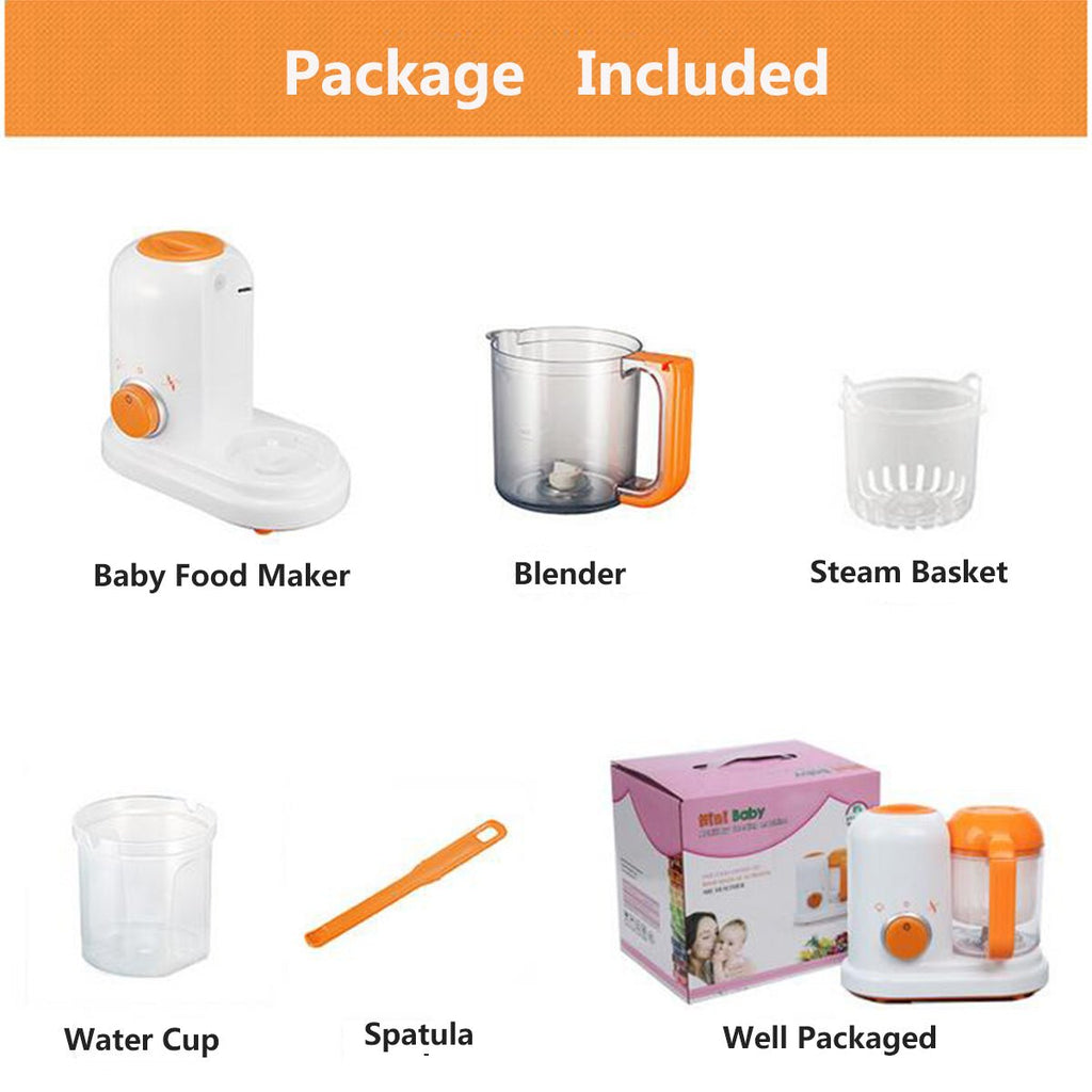 Robot culinaire multifonction pour bébés, chauffe-milk, mixeur et cuisson - IVOIRART.COM
