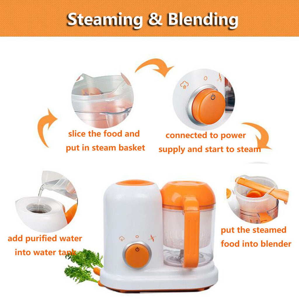 Robot culinaire multifonction pour bébés, chauffe-milk, mixeur et cuisson - IVOIRART.COM