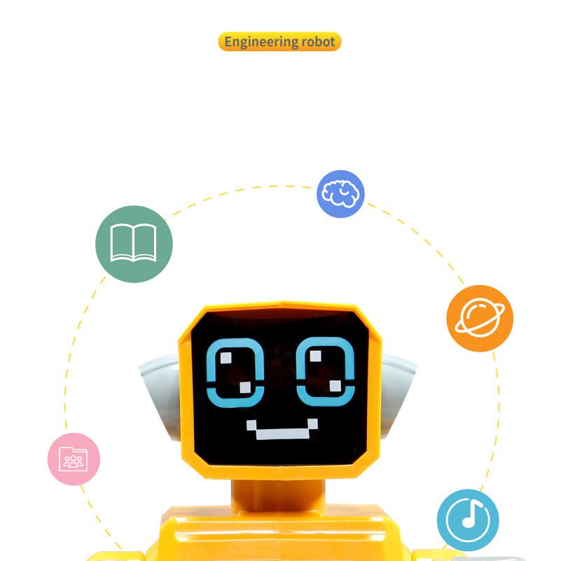 Robot Intelligent Sans Fil de Génie Électrique pour Enfant, Apprend par Puzzles - IVOIRART.COM