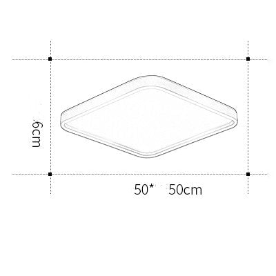 Room Master Bedroom Light Nordic Study Light Modern Simple Led Ceiling Light - IVOIRART.COM