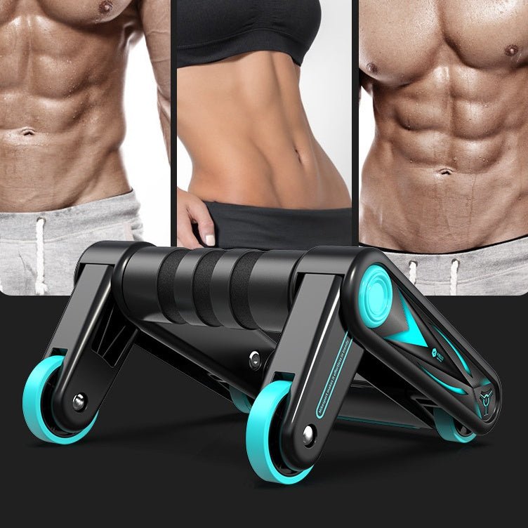 Roue abdominale pliable multifonctionnelle pour homme - équipement fitness maison - IVOIRART.COM