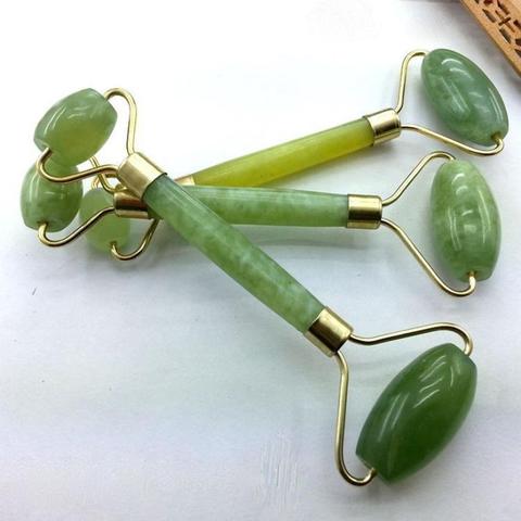 Rouleau de Massage Visage en Jade pour Beauté et Détente Relaxante du Visage - IVOIRART.COM