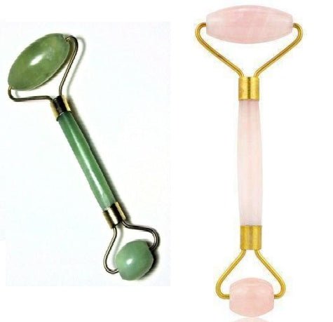 Rouleau de Massage Visage en Jade pour Beauté et Détente Relaxante du Visage - IVOIRART.COM