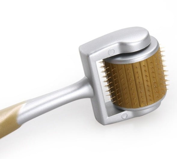 Rouleau Derma en alliage de titane avec micro-aiguilles de 0,2 et 0,25 mm pour soin du visage - IVOIRART.COM