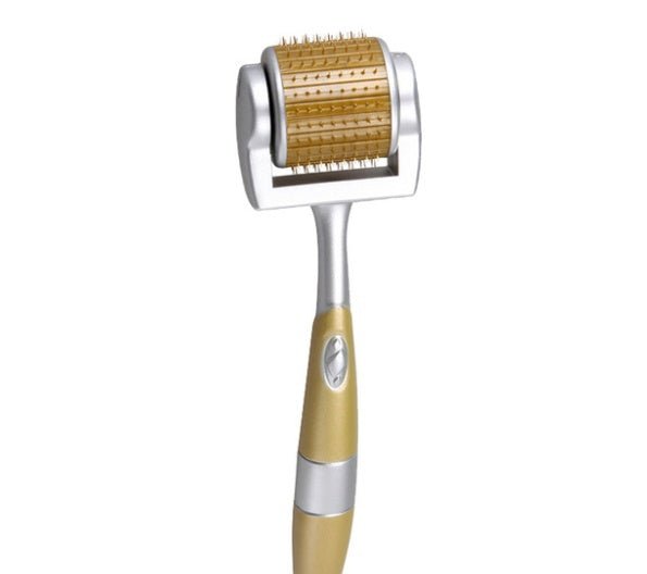 Rouleau Derma en alliage de titane avec micro-aiguilles de 0,2 et 0,25 mm pour soin du visage - IVOIRART.COM