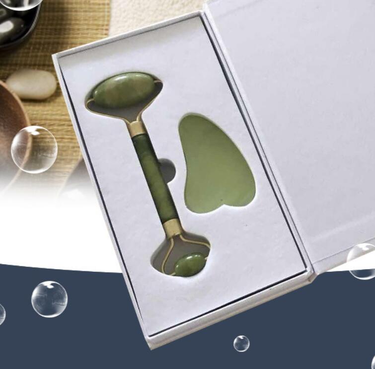 Rouleur de Jade pour Massage Facial Soulageant la Tension et Revitalisant la Peau - IVOIRART.COM