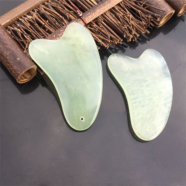 Rouleur de Jade pour Massage Facial Soulageant la Tension et Revitalisant la Peau - IVOIRART.COM