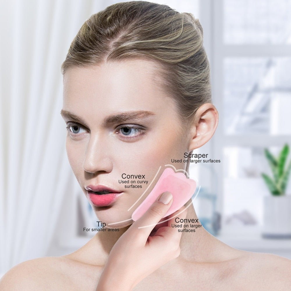 Rouleur de Jade pour Massage Facial Soulageant la Tension et Revitalisant la Peau - IVOIRART.COM