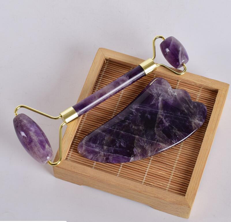 Rouleur de Jade pour Massage Facial Soulageant la Tension et Revitalisant la Peau - IVOIRART.COM