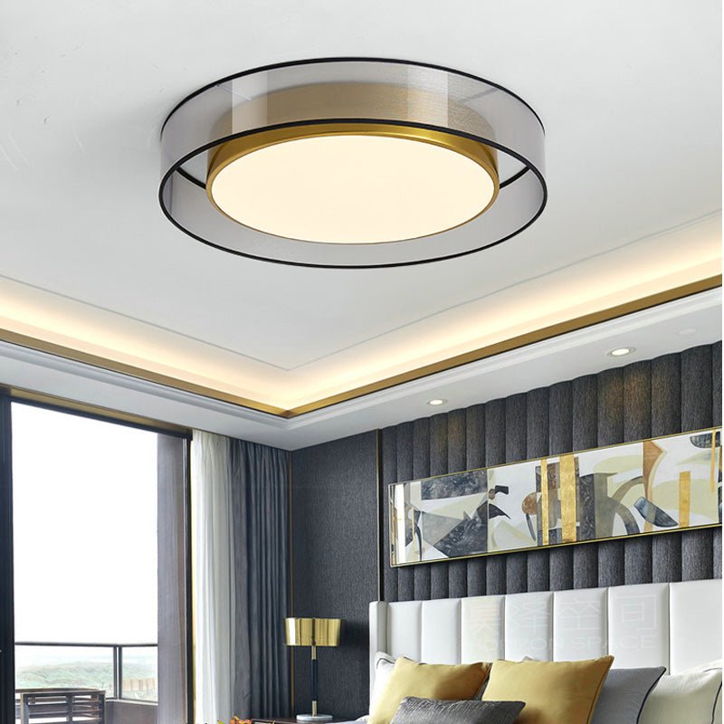 Round Living Room Ceiling Lamp - IVOIRART.COM