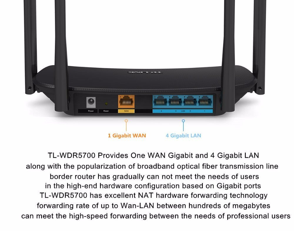 Routeur Intelligent Sans Fil TP-LINK - Double Bande 1200 Mbits/s, Ports LAN et WAN - IVOIRART.COM