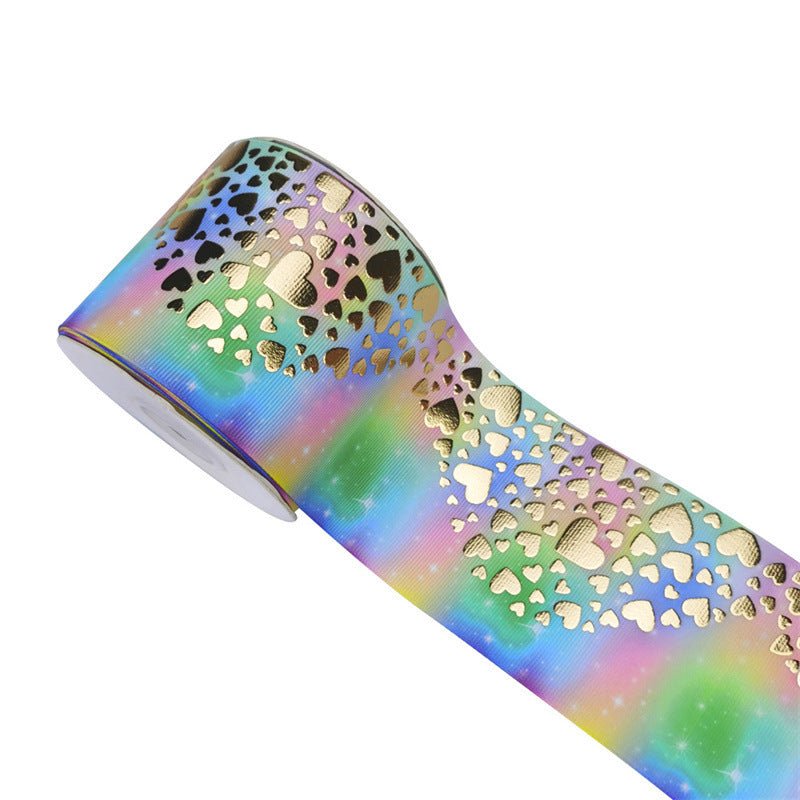Ruban à coudre brodé doré DIY 75cm largeur pour nœuds cheveux et ceinture - IVOIRART.COM