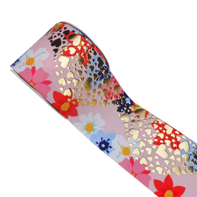 Ruban à coudre brodé doré DIY 75cm largeur pour nœuds cheveux et ceinture - IVOIRART.COM