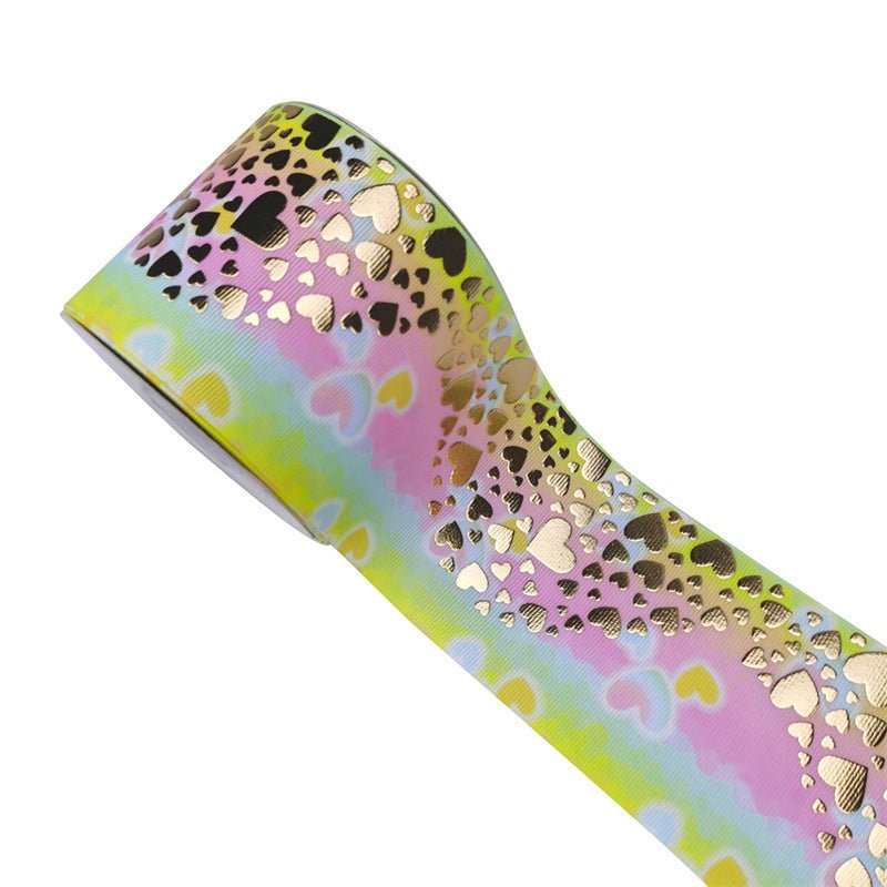 Ruban à coudre brodé doré DIY 75cm largeur pour nœuds cheveux et ceinture - IVOIRART.COM