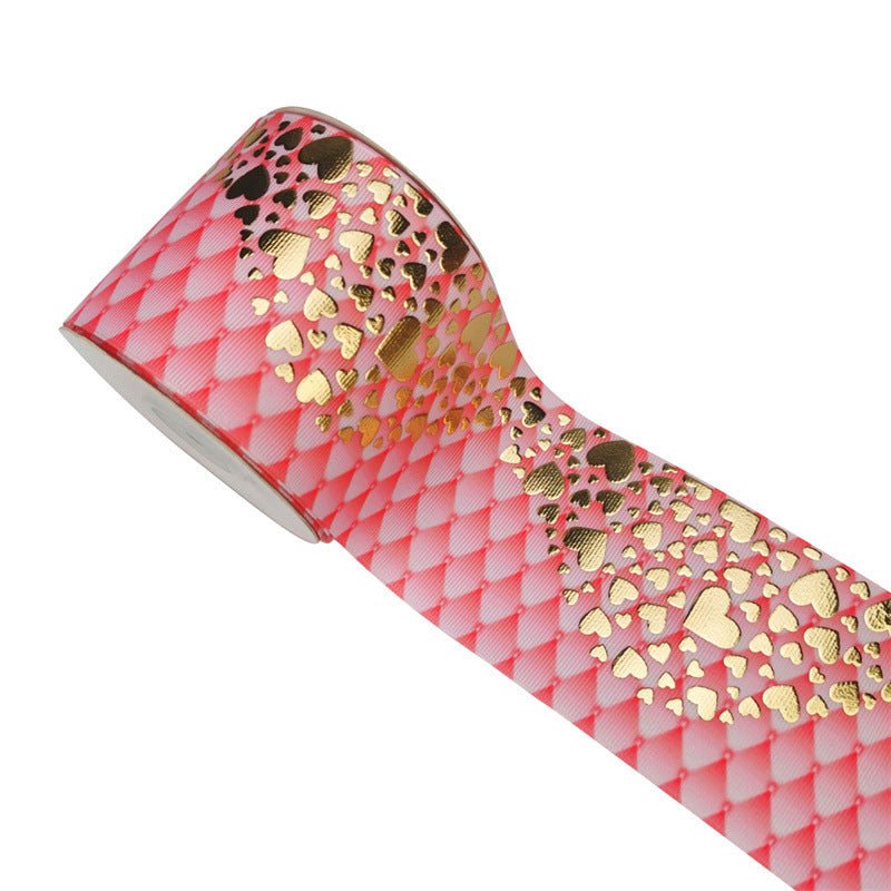 Ruban à coudre brodé doré DIY 75cm largeur pour nœuds cheveux et ceinture - IVOIRART.COM