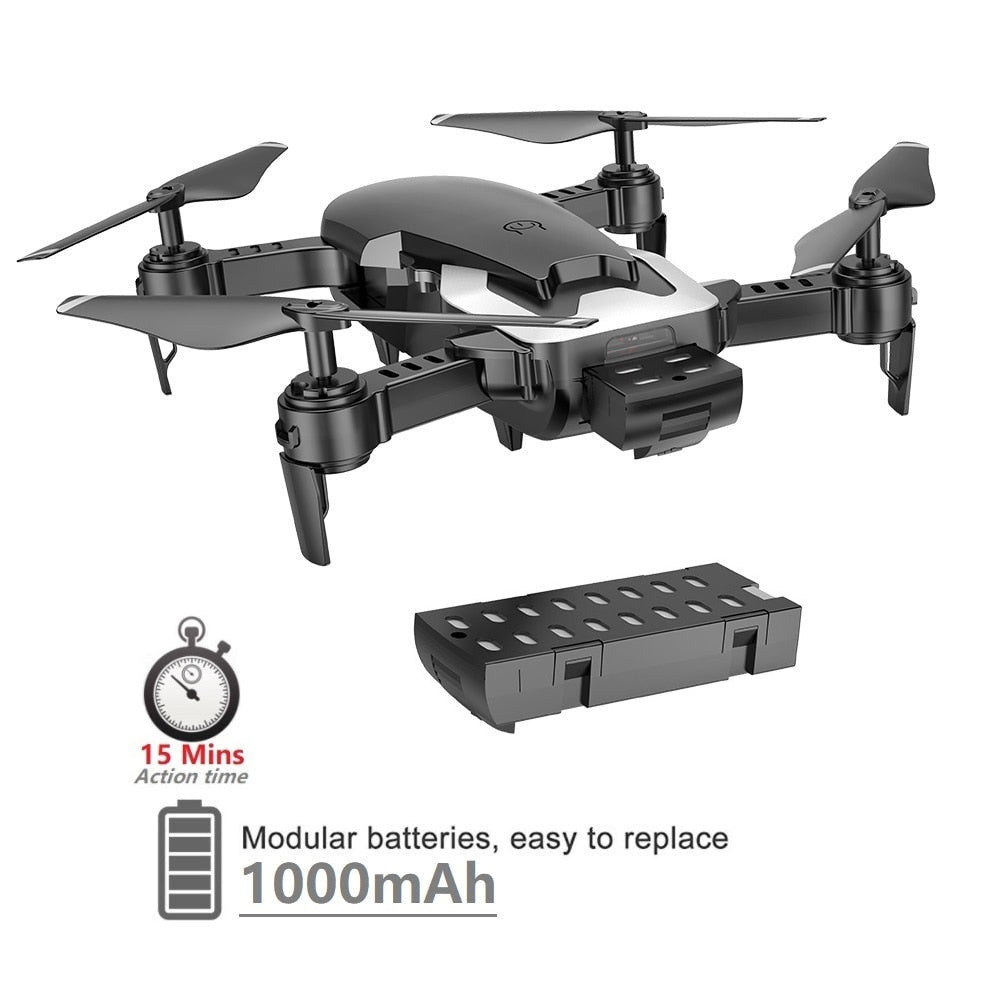 S163 Drone pliable double caméra 4 axes télécommande 13-15 min autonomie - Stable - IVOIRART.COM