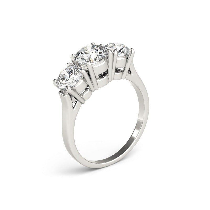 S925 Sterling Silver Diamond Ring - IVOIRART.COM