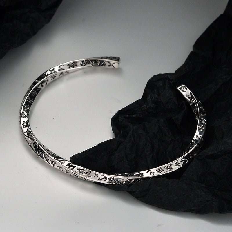 S925 Sterling Silver Mobius Bracelet For Women - IVOIRART.COM