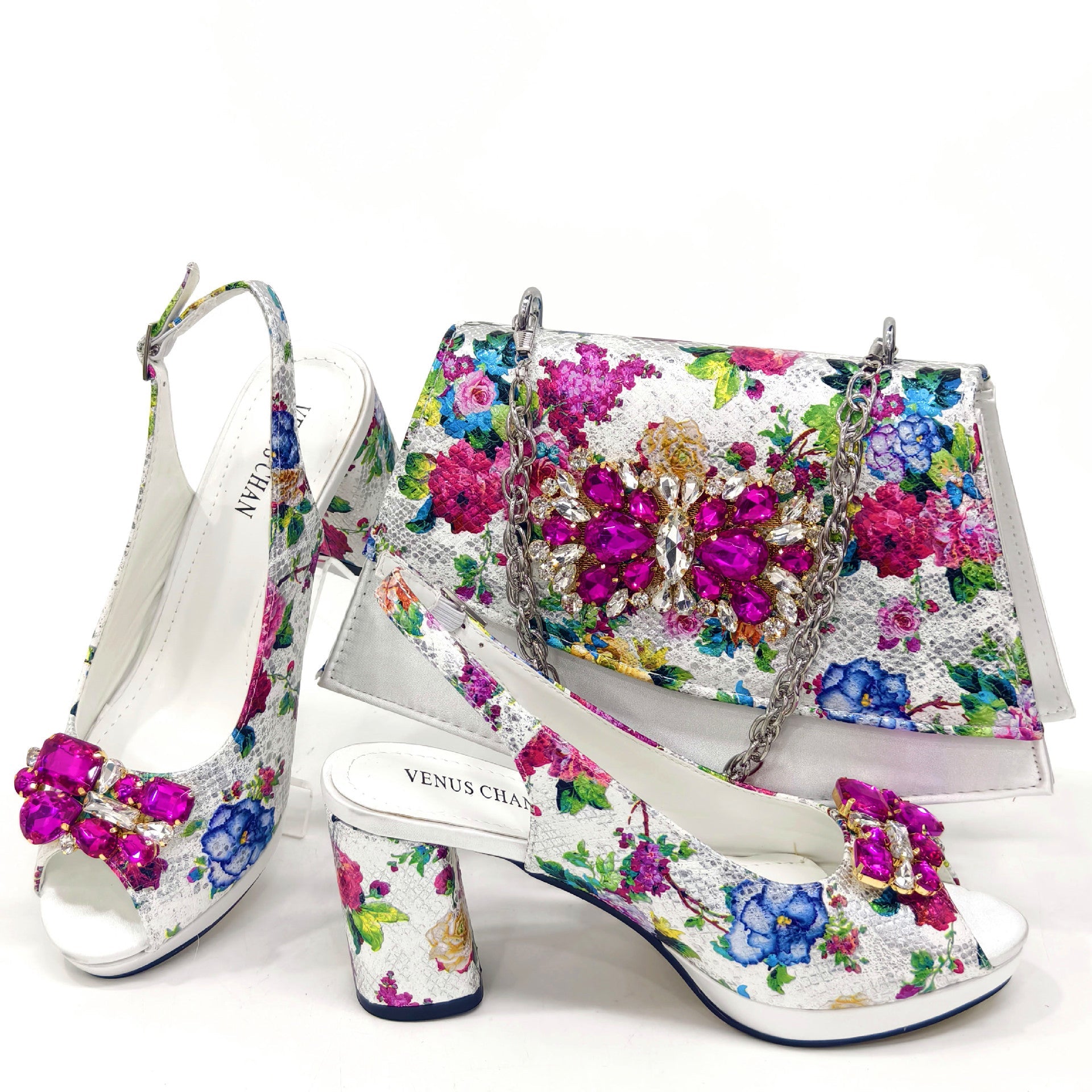 Sac à chaussures et ensemble de sac à bandoulière élégants pour femmes européennes et américaines - IVOIRART.COM