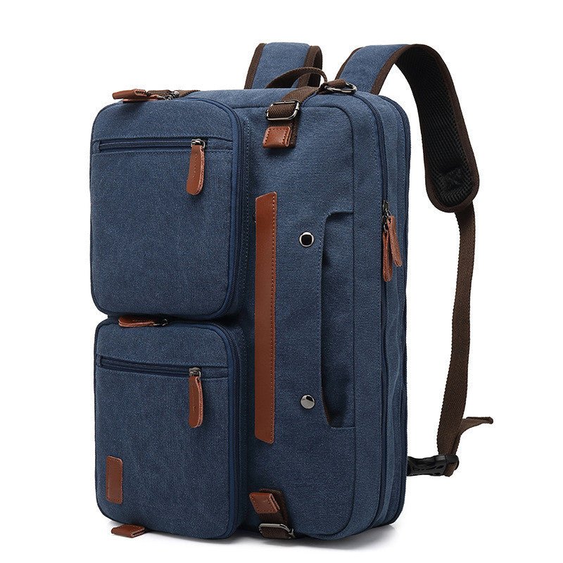 Sac à Dos Cabas Étanche en Nylon Convertible pour Ordinateur 15,6-17,3" - IVOIRART.COM