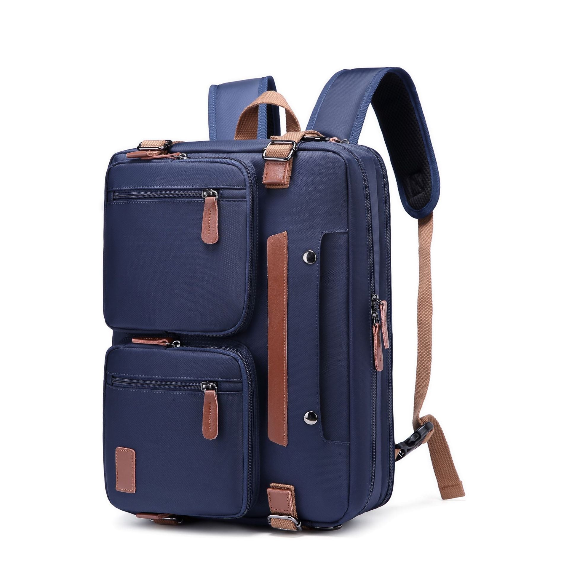 Sac à Dos Cabas Étanche en Nylon Convertible pour Ordinateur 15,6-17,3" - IVOIRART.COM