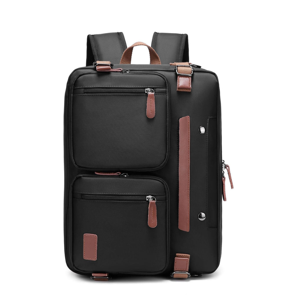Sac à Dos Cabas Étanche en Nylon Convertible pour Ordinateur 15,6-17,3" - IVOIRART.COM