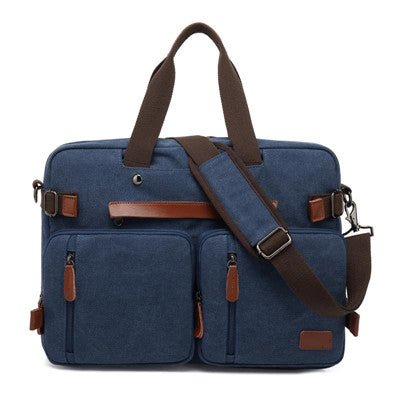 Sac à Dos Cabas Étanche en Nylon Convertible pour Ordinateur 15,6-17,3" - IVOIRART.COM