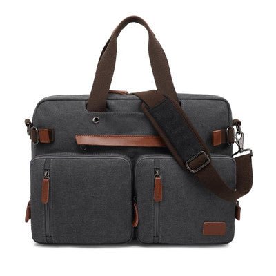 Sac à Dos Cabas Étanche en Nylon Convertible pour Ordinateur 15,6-17,3" - IVOIRART.COM