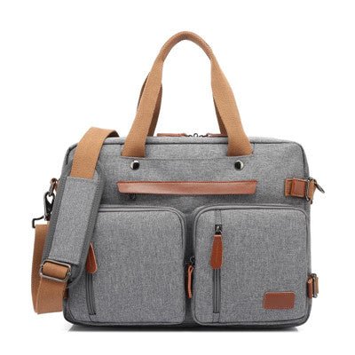 Sac à Dos Cabas Étanche en Nylon Convertible pour Ordinateur 15,6-17,3" - IVOIRART.COM
